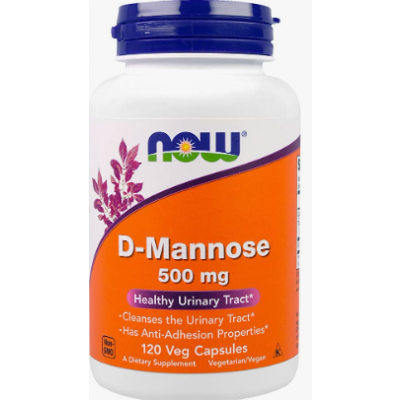 Now Foods I D Mannose 500 mg 120 vegan kapseln